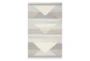 2'X3' Outdoor Rug- Gray Multi Abstract Geometric Pattern - Signature