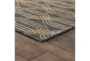 5'X8' Rug- Charcoal Blue Woven - Detail