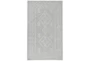 2'X3' Rug- Tribal Gray And Ivory With Border - Signature