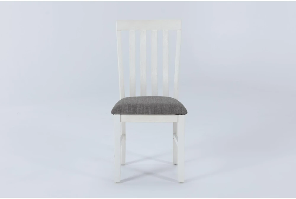 Westshore Grey And White Side Chair