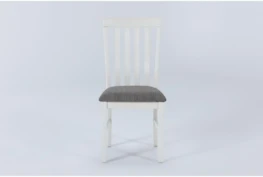 Westshore Grey And White Side Chair