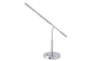 27.5 Silver Desk Lamp With USB - Signature