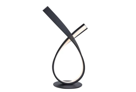 16.5 Inch Black Led Accent Table Lamp - Main