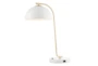 22 Inch Gold/White Table Lamp With USB - Signature