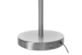 17.5 Inch Brushed Nickel Swing Arm Desk Lamp W/ USB - Detail