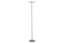 72 Inch Brushed Nickel Metal Adjustable Dimmable Led Torchiere Floor Lamp - Signature