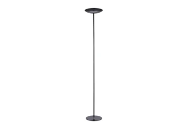 67.5 Inch Black Led Convertible Shade Torch Floor Lamp