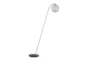 61 Inch Brushed Nickel/Smoke Glass Shade Novelty Floor Lamp - Signature