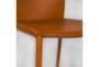 Wesson Cognac Contract Grade Faux Leather Stacking Side Chair Set Of 2 - Detail