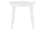 Weber Matte White 36 Inch Round Dining Table - Detail