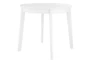 Weber Matte White 36" Round Dining Table - Detail