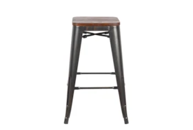 Weisman Antique Black And Walnut 26 Inch Counter Stool - Set Of 4