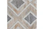 2'6"X8' Rug- Tribal Ivory And Natural With Border - Material