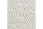 2'X3' Rug- Natural And Ivory Woven Bold Geometric  - Detail