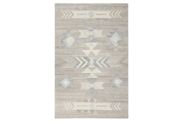 2'X3' Rug- Natural And Ivory Woven Bold Geometric