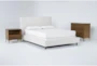 Dean Sand 3 Piece Eastern King Upholstered Bedroom Set With Talbert Bachelors Chest + 1 Drawer Nightstand - Signature