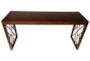 Stylized Bamboo Leg Console Table - Detail