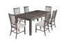 Graham 42-60" Extendable Dining Set For 6 - Front