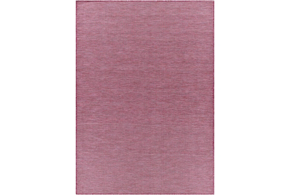 6'3"X9' Outdoor Rug-Bright Pink Modern Mottled