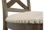 Kelvin Upholstered 24 Inch Counter Stool Set Of 2 - Detail