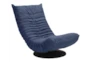 Blue Low Swivel Gaming Chair - Signature