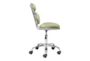 Modern Armless Olive Desk Chair - Detail