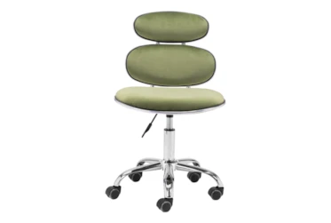 Modern Armless Olive Desk Chair