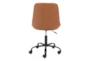 Tan Diamond Quilted Desk Chair - Detail