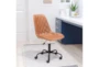 Tan Diamond Quilted Desk Chair - Room