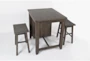 Pepper Creek Barnwood 36" Kitchen Counter With Stool Set For 2 - Signature