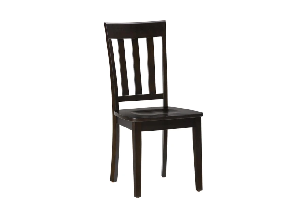 Kendall Espresso Slat Back Side Chair