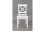 Kendall White X Back Side Chair - Signature