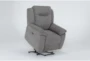 Maine Grey Power Lift Recliner with USB - Side