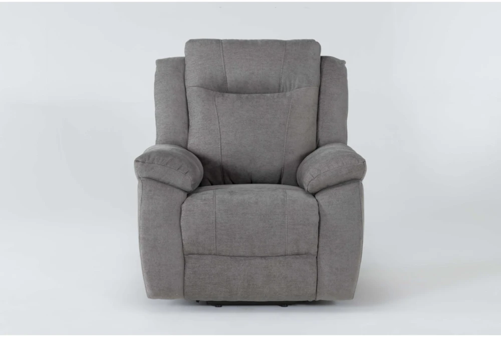 Maine Grey Power Lift Recliner with USB
