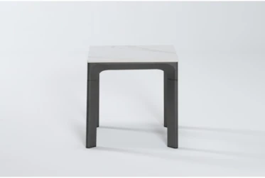 Provence Outdoor Stone End Table