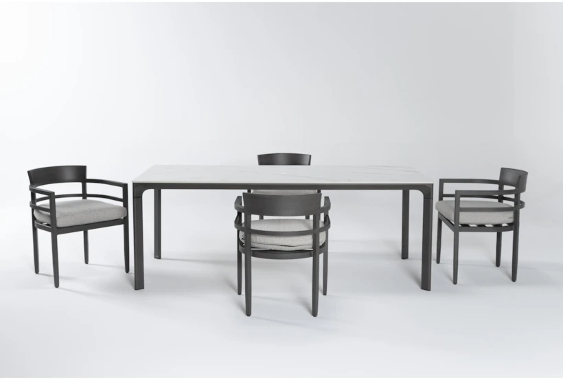 Provence 79" Outdoor Dining Set For 4 - 360