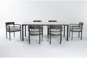 Provence 79" Outdoor Dining Set For 6