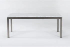 Toby Marble Top Rectangle Dining Table