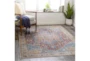 Rug-5'3"X7'3" Barcella Printed Traditional Blue/Rust - Room