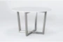 Toby 5 Piece Marble Top Round Dining Set With Ranger Side Chair - Signature