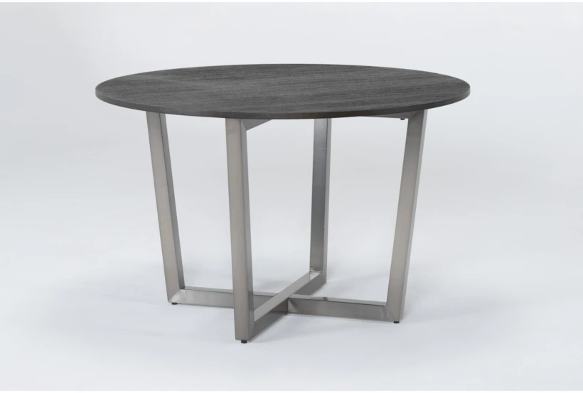 Toby Wood Top Round Dining Table - 360