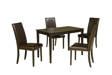 Braxton Brown Dining Set For 4
