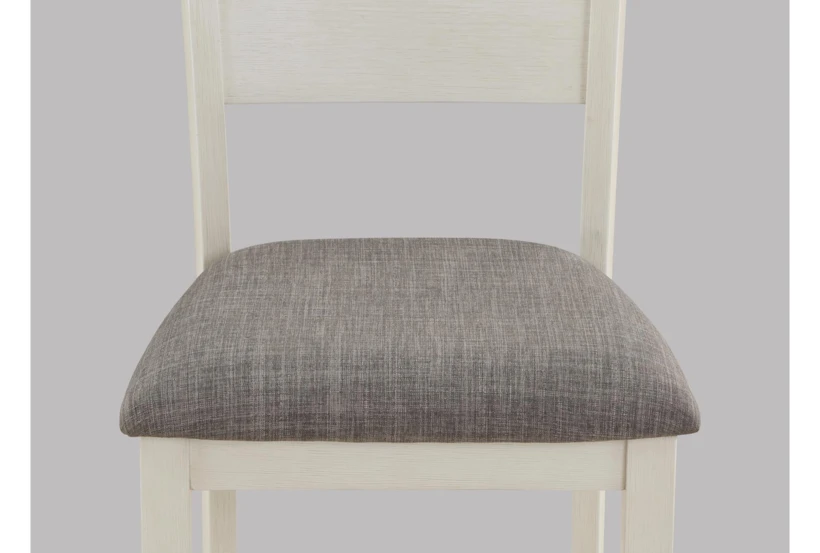 Dakota Chalk Grey Counter Chair - 360