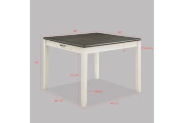 Dakota Chalk Grey Counter Table