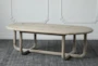 Weathered Reclaimed Pine Oval Coffee Table - Signature