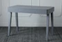 Grey Oak Modern Desk With 1 Drawer - Signature