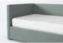 Emmerson II Seafoam Upholstered Twin Daybed With Trundle - Detail