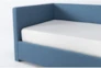Emmerson II Jean Blue Upholstered Twin Daybed With Trundle - Detail