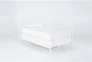 Kyrie  White Twin Metal Panel Bed - Side