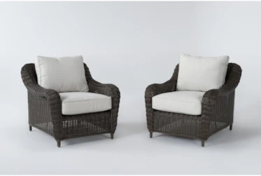 Seaport Outdoor 2 Piece Lounge Chair Set